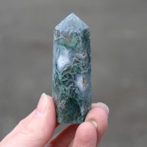 Moss Agate Mini Tower from India