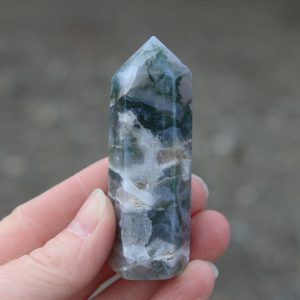Moss Agate Tower from India