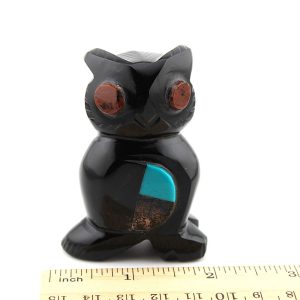 Obsidian Owl Carving from Mexico