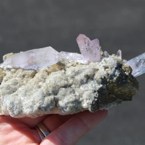 Pale Amethyst on Matrix