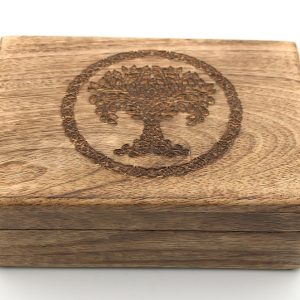 Mango Wood Box with Tree Of Life
