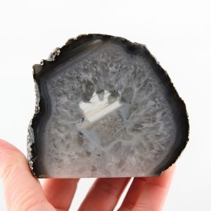 Quartz & Agate Cut Base from Brazil