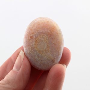 Fire Crab Agate Cabochon