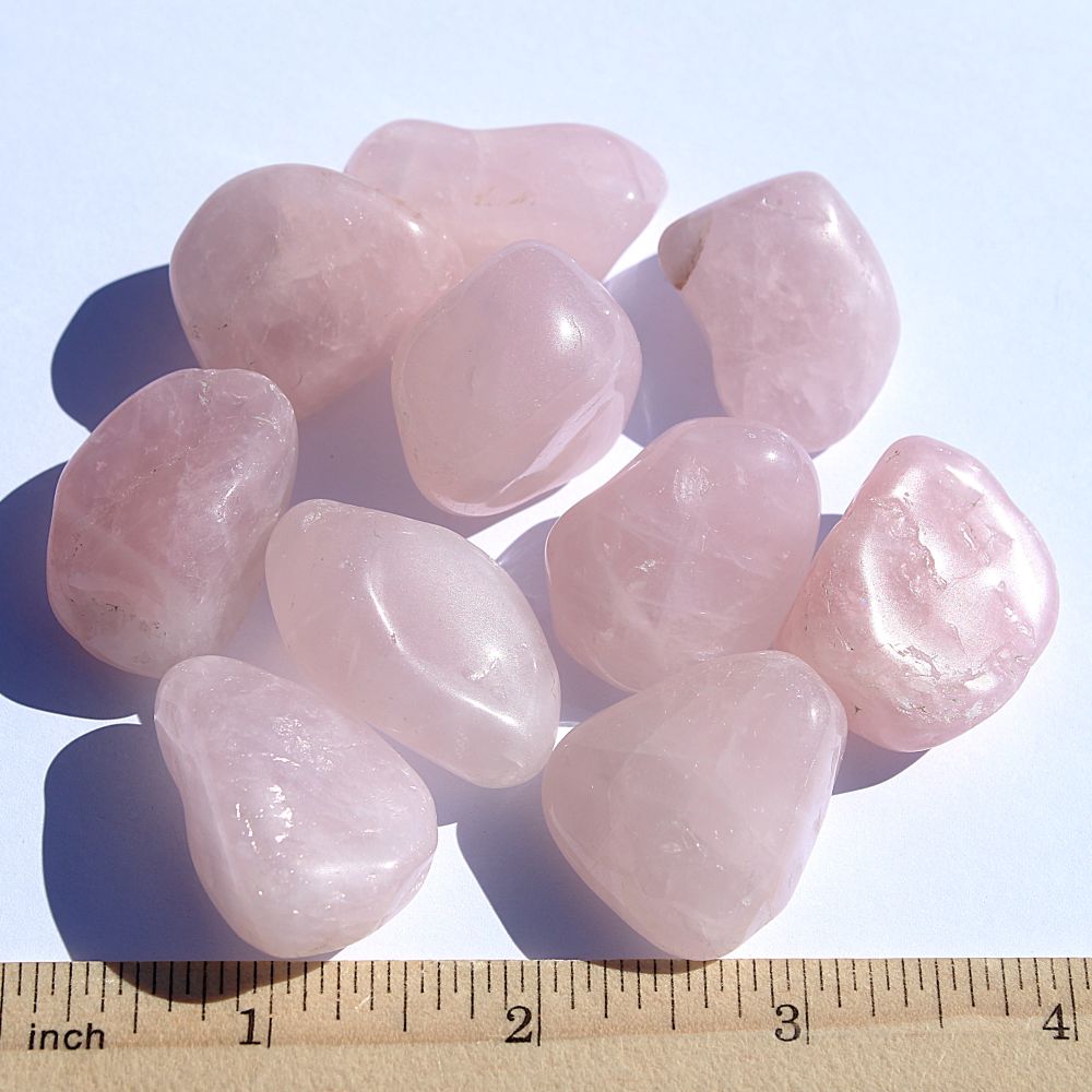 Rose Quartz Tumbled Stone - Image 2