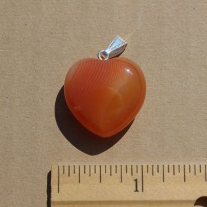 Carnelian Heart Pendant
