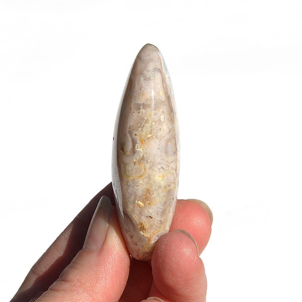 Flower Agate Palm Stone - Image 5