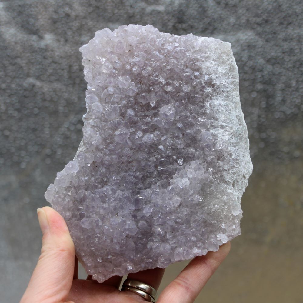 Quartz Cluster with Amethyst