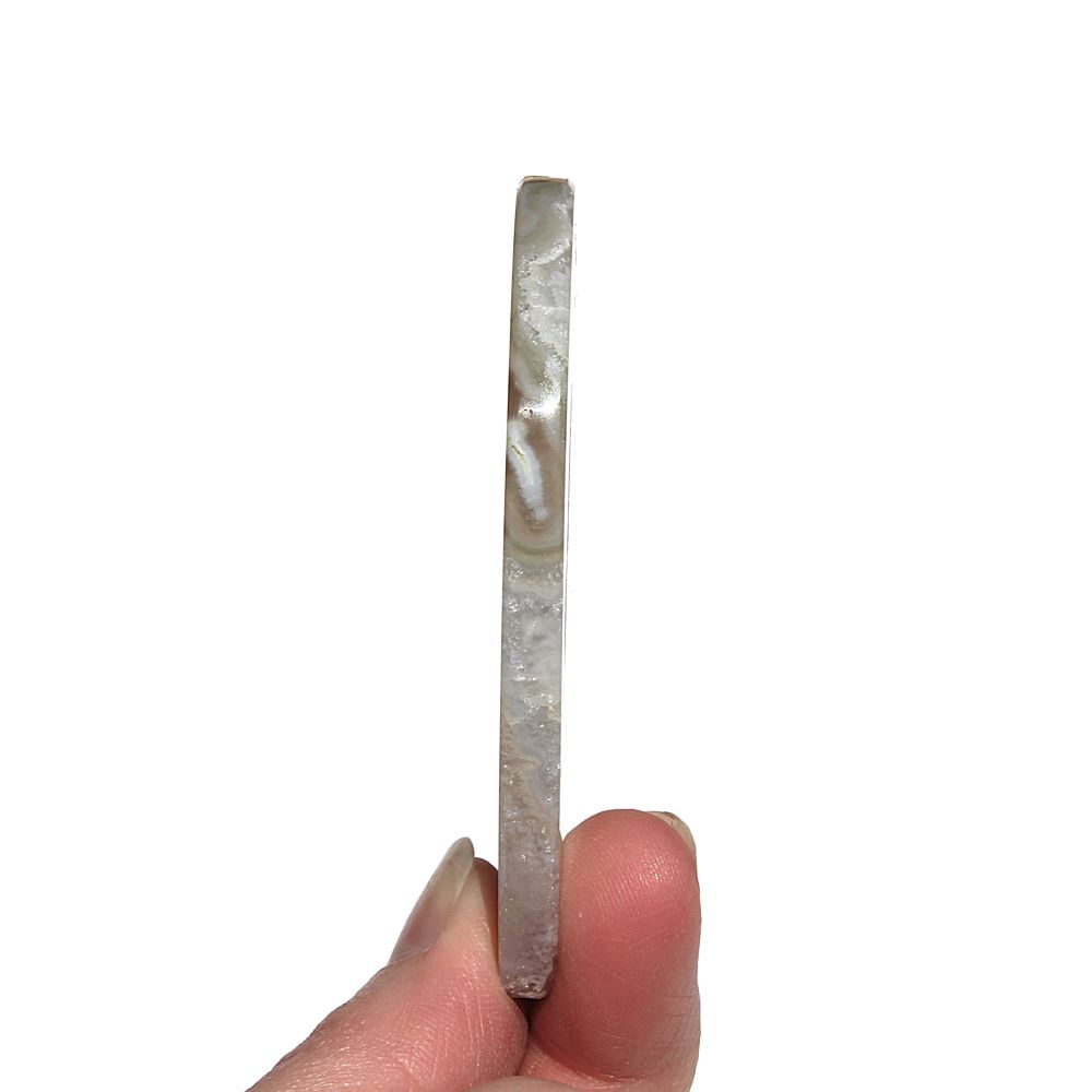 Agate & Quartz Heart from Brazil - Image 4