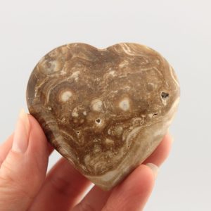 Chocolate Calcite Heart