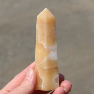 Yellow Calcite Tower from Pakistan
