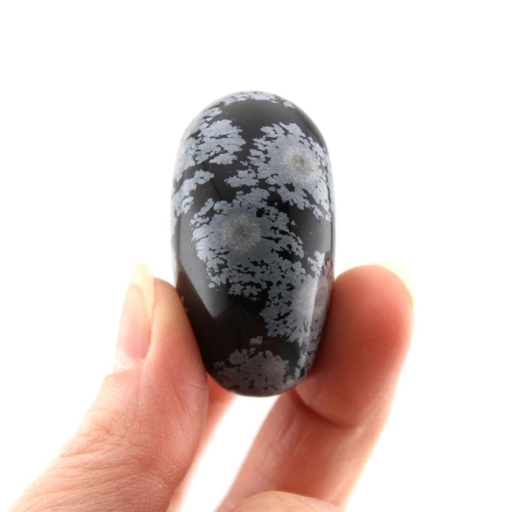 Snowflake Obsidian Heart - Image 3