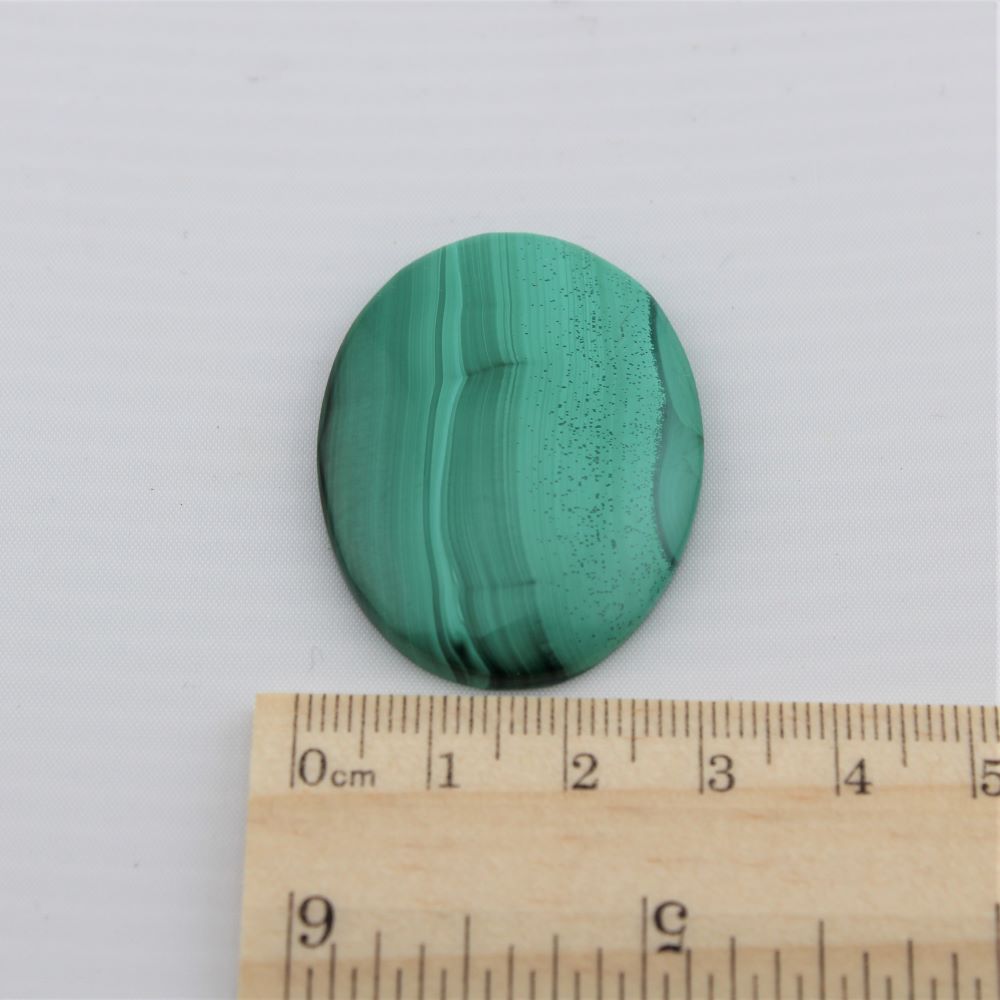 Malachite Oval Cabochon - Image 3