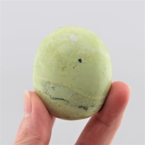 Serpentine Palm Stone from Peru