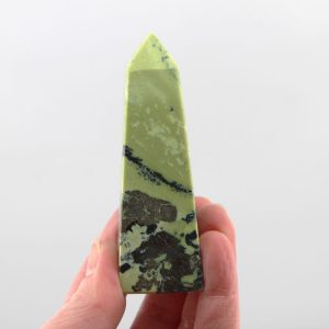 Serpentine & Pyrite Obelisk