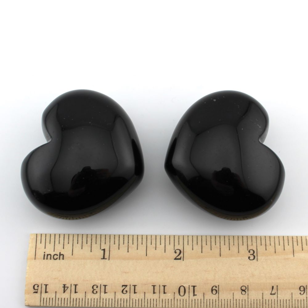 Obsidian Heart Carving from Mexico