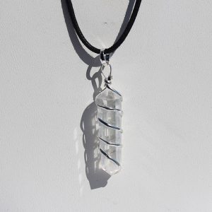Polished Quartz Point Pendant
