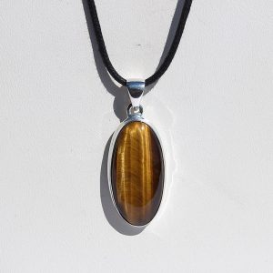 Tiger's Eye in Sterling Silver Pendant