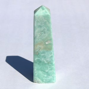 Blue Aragonite (Caribbean Calcite) Obelisk