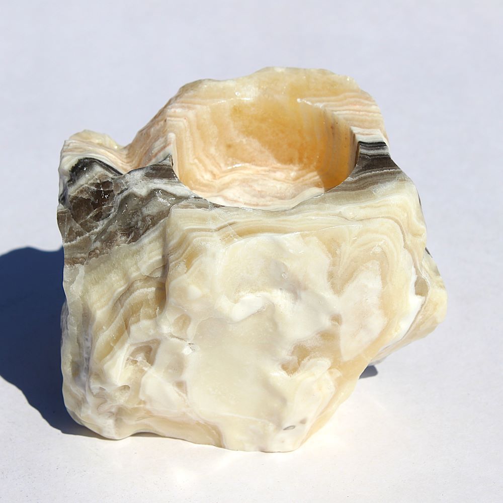 Calcite Tea Light Candleholder