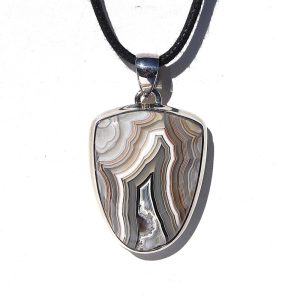 Laguna Lace Agate Pendant