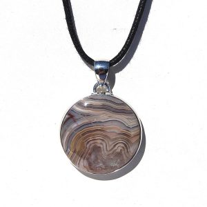 Laguna Lace Agate Pendant