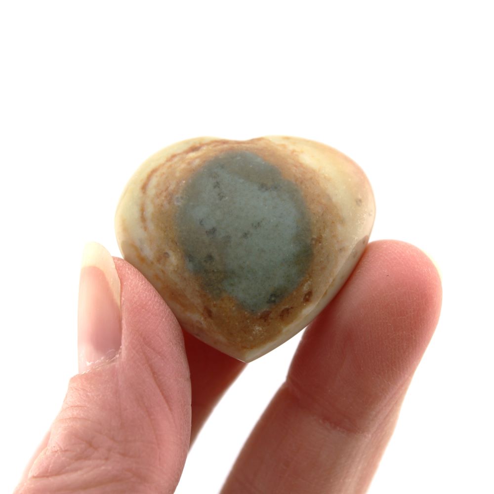 Polychrome Jasper Heart