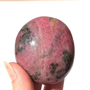 Rhodonite Palm Stone from Madagascar