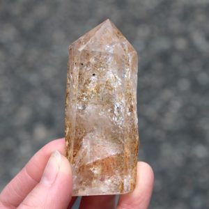 Quartz with Rutile & Iron
