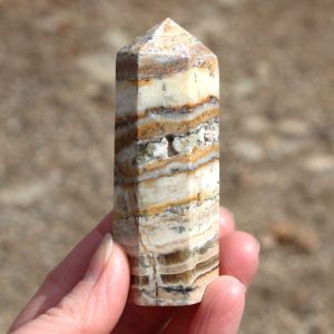 Striped Calcite Tower from Pakistan