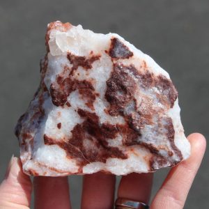 Red & White Calcite from Mexico