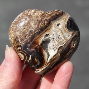 Chocolate Calcite Heart