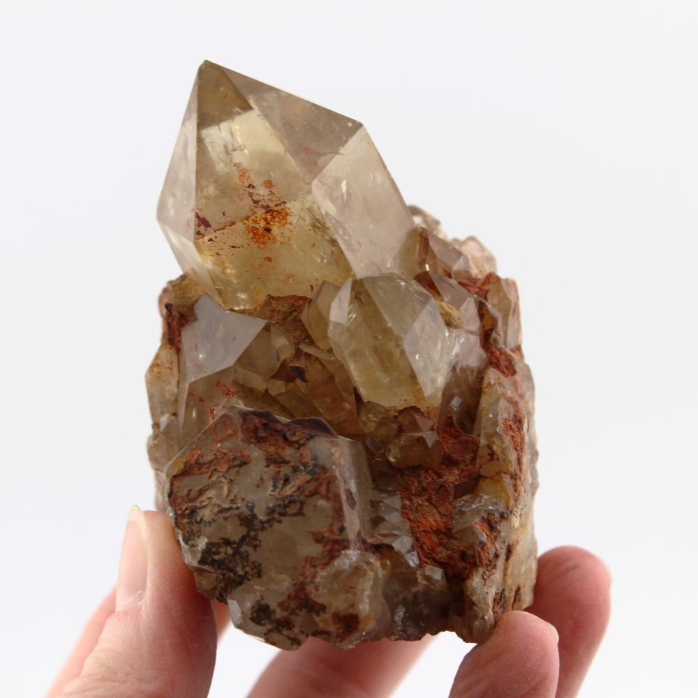 Natural Citrine Crystal Cluster - Image 5