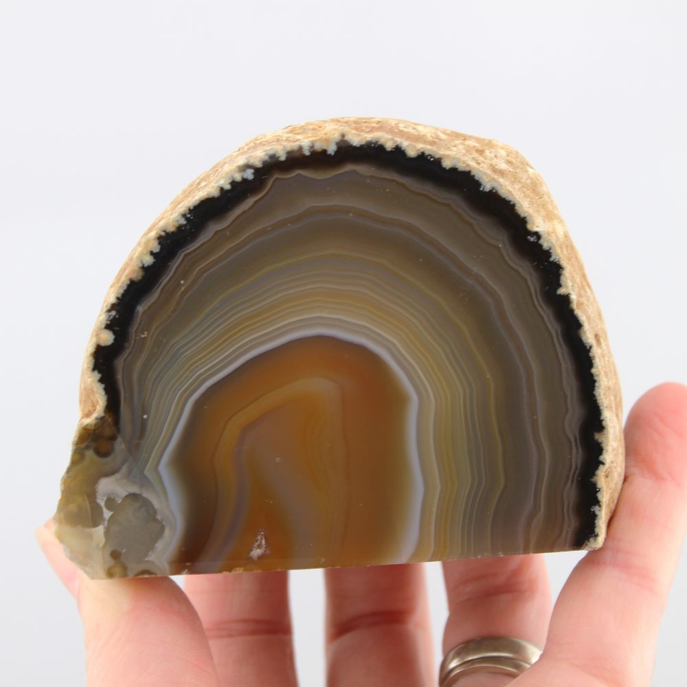 Agate Cut Base from Brazil