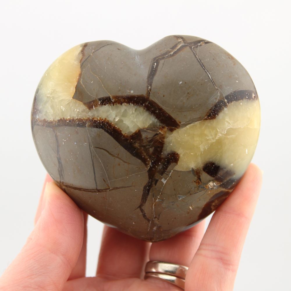 Septarian Heart from Madagascar