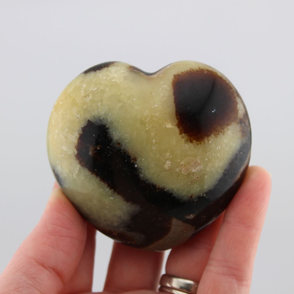 Septarian Heart from Madagascar