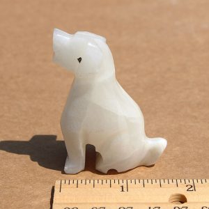 Onyx Dog Carving from Mexico