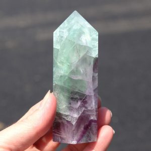 Rainbow Fluorite Tower from China
