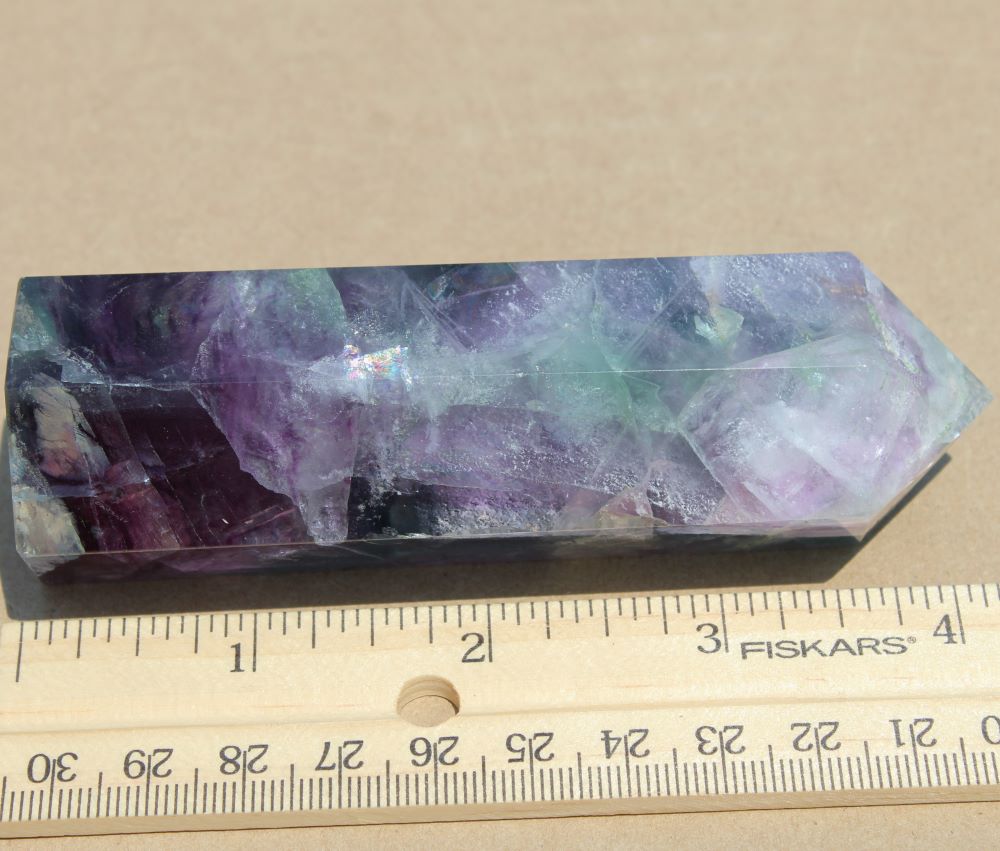Rainbow Fluorite Tower from China - Image 6