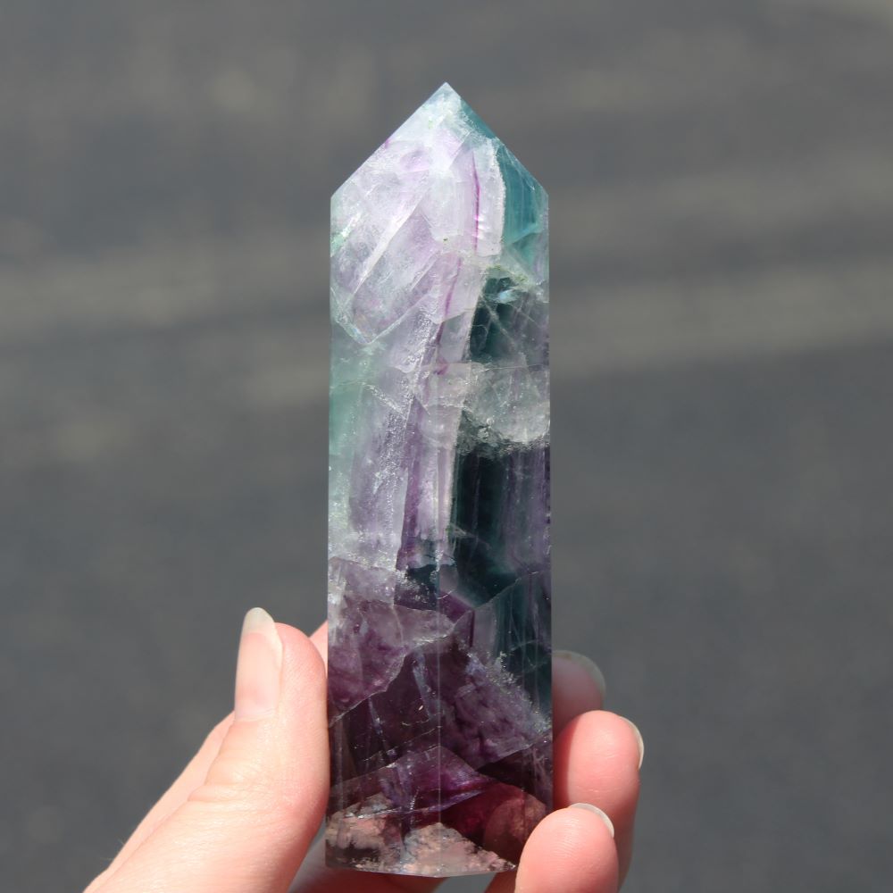 Rainbow Fluorite Tower from China - Image 7