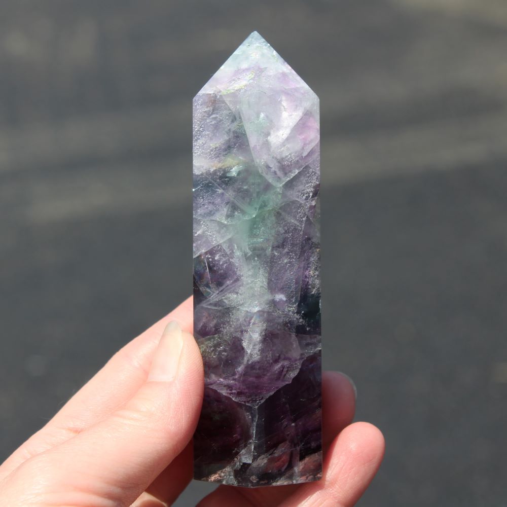 Rainbow Fluorite Tower from China - Image 2