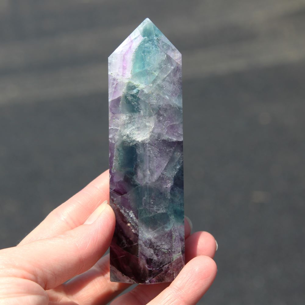 Rainbow Fluorite Tower from China - Image 4
