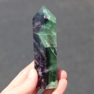 Rainbow Fluorite Tower from China