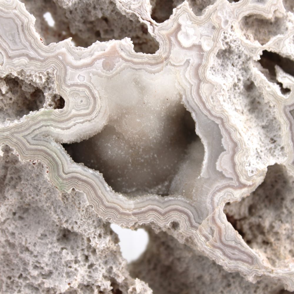 Agate/Chalcedony & Druzy Quartz Slab - Image 4