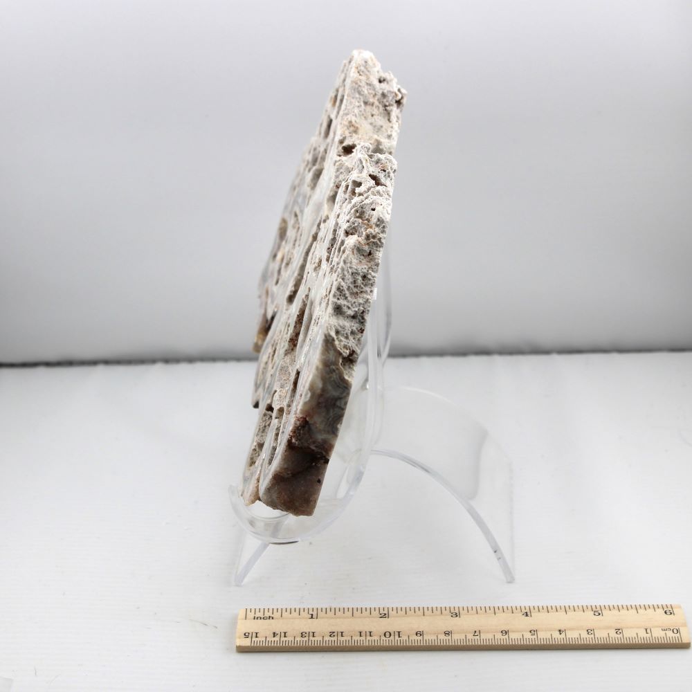 Agate/Chalcedony & Druzy Quartz Slab - Image 6