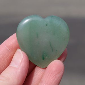 Green Aventurine Heart Worry Stone