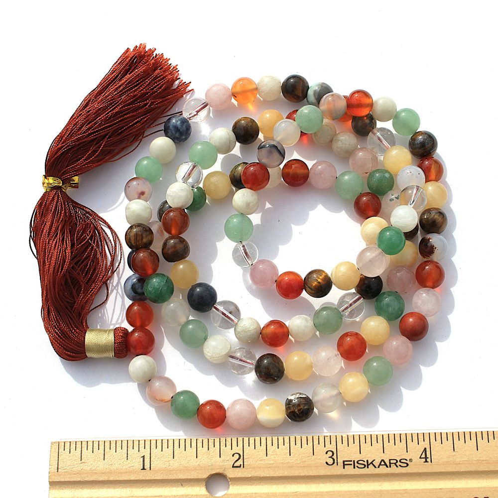 Multi Stone Mala from India - Image 2