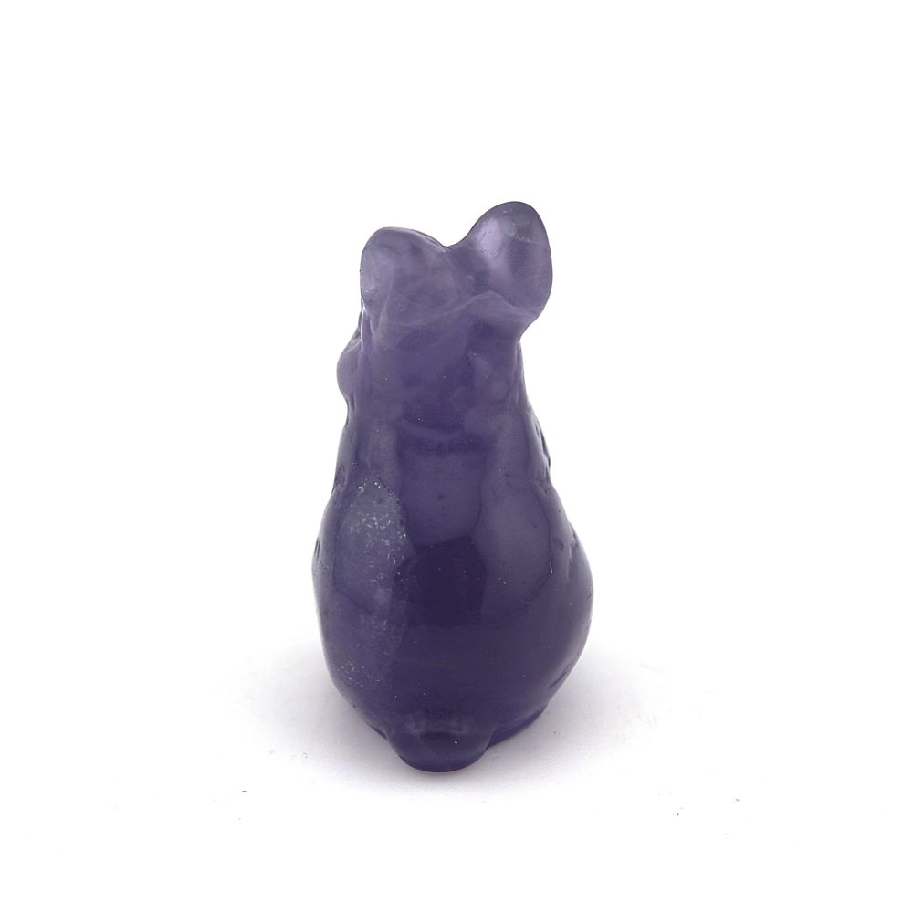 Purple Fluorite Rabbit Carving - Image 4