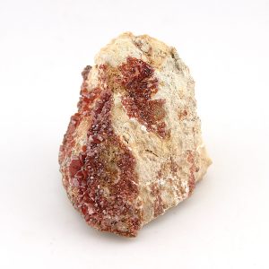 Vanadinite on Matrix from Morocco