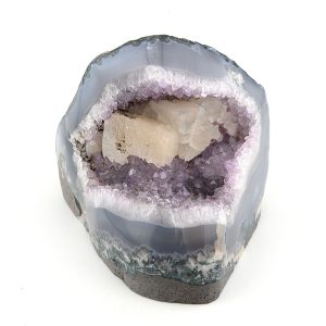 Amethyst, Agate, & Calcite Display Piece
