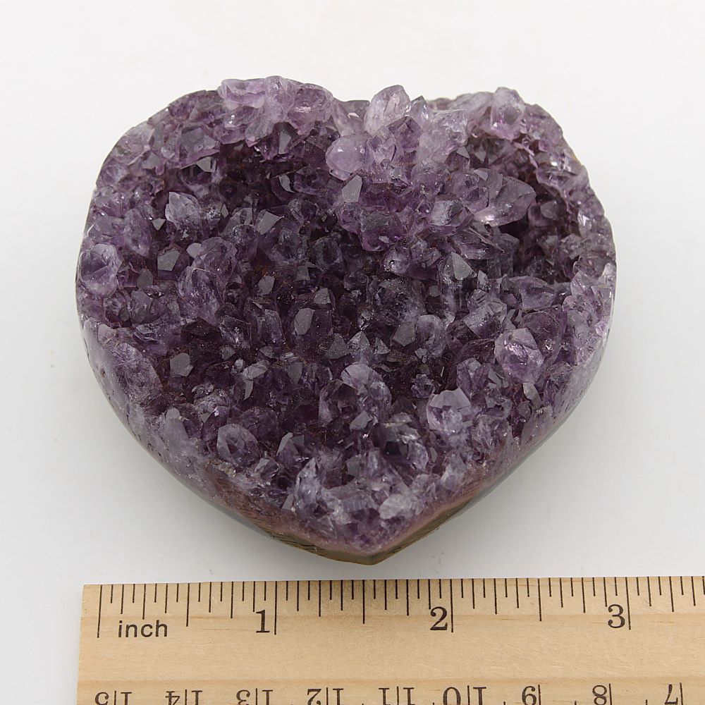 Amethyst Cluster Heart Carving - Image 2